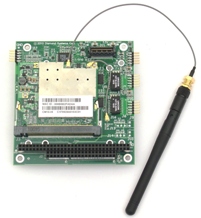 Corona with antenna
